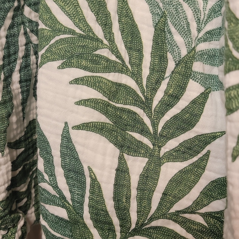 Joyspun Cotton Tropical Puff Sleeve Shirt - Picture 5 of 9